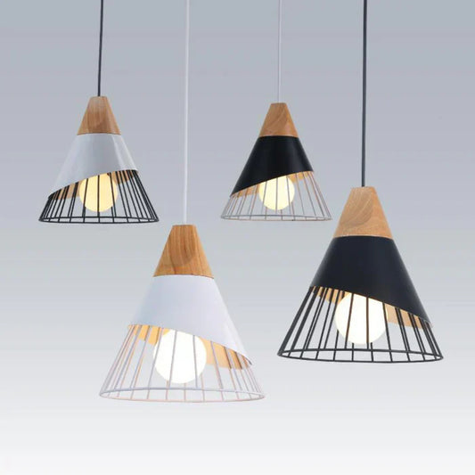 Lampe Suspendue Bois Rustique Chic - BlxckFR
