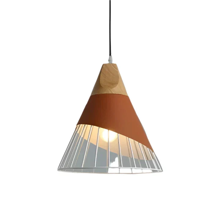 Lampe Suspendue Bois Rustique Chic