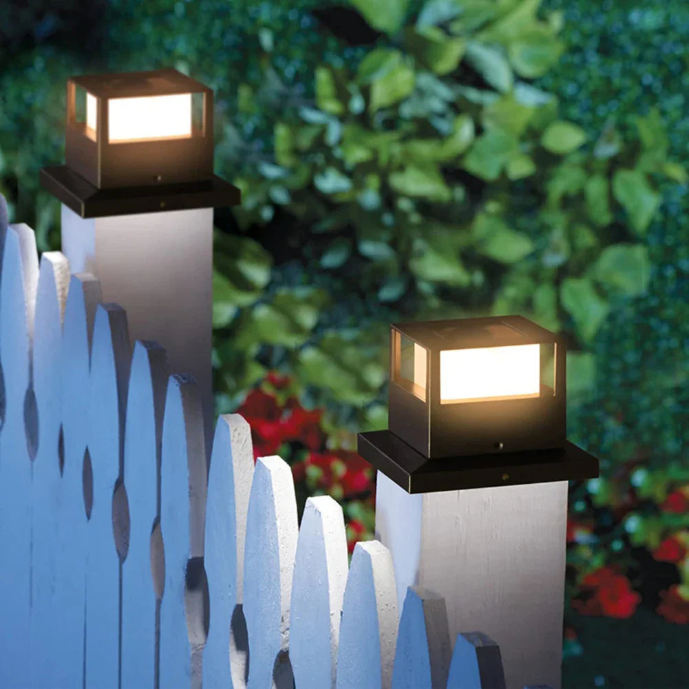 Lampadaire Solaire LED Extérieur Design Moderne - Foivo