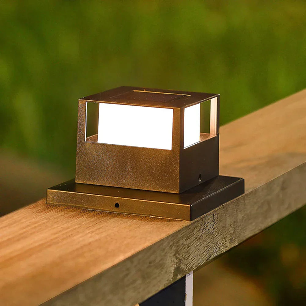 Lampadaire Solaire LED Extérieur Design Moderne 1