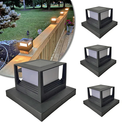 Lampadaire Solaire LED Extérieur Design Moderne 2