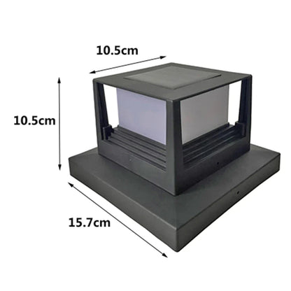 Lampadaire Solaire LED Extérieur Design Moderne 3