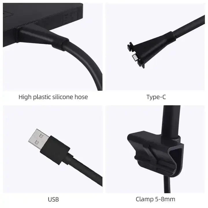 Lampe Aquarium LED USB Éclairage à Spectre Complet pour Plantes Aquatiques 4