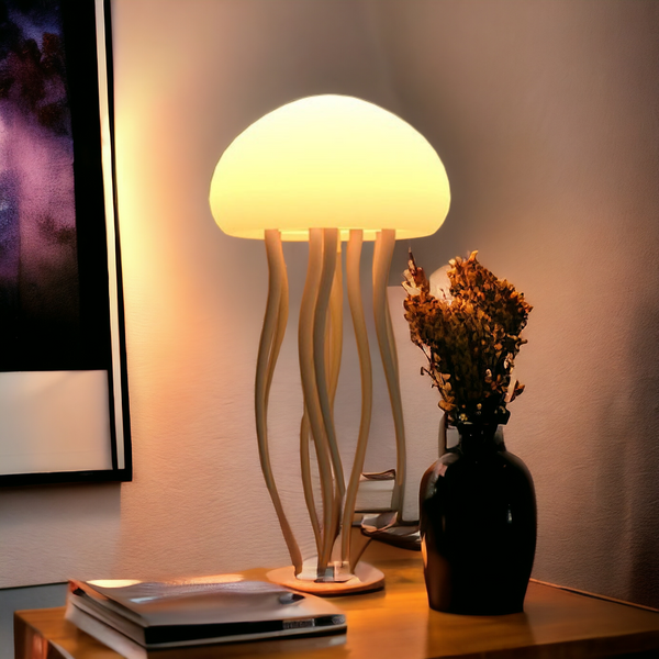 Lampe Décorative Méduse Interactive avec Éclairage Multicolore 5
