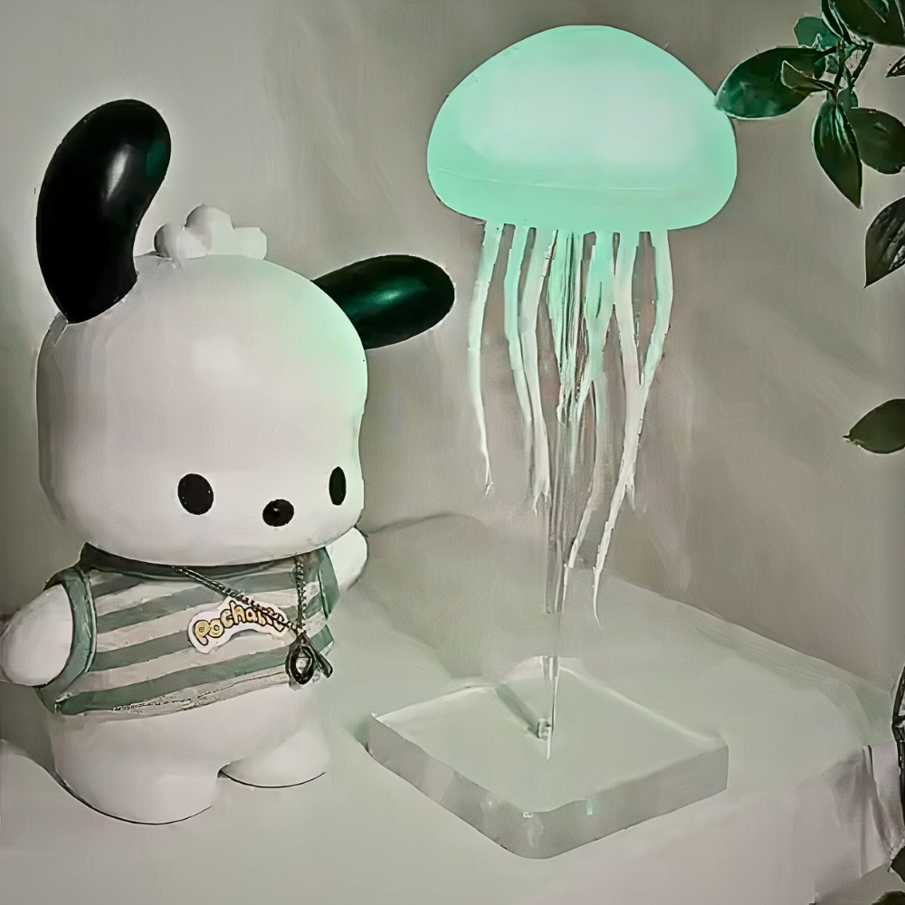 Lampe Décorative Méduse Interactive avec Éclairage Multicolore 9
