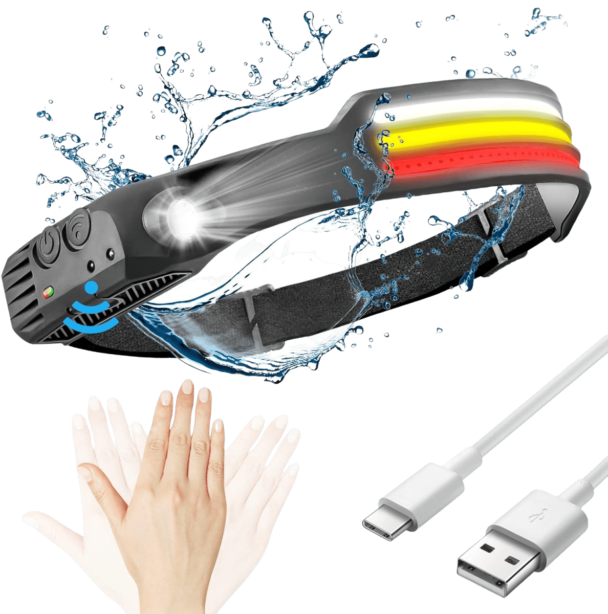 Lampe Frontale LED LumenSprint 230° 0