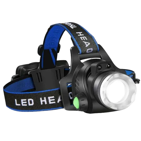 Lampe Frontale LED Rechargeable Puissante Tactique - Foivo