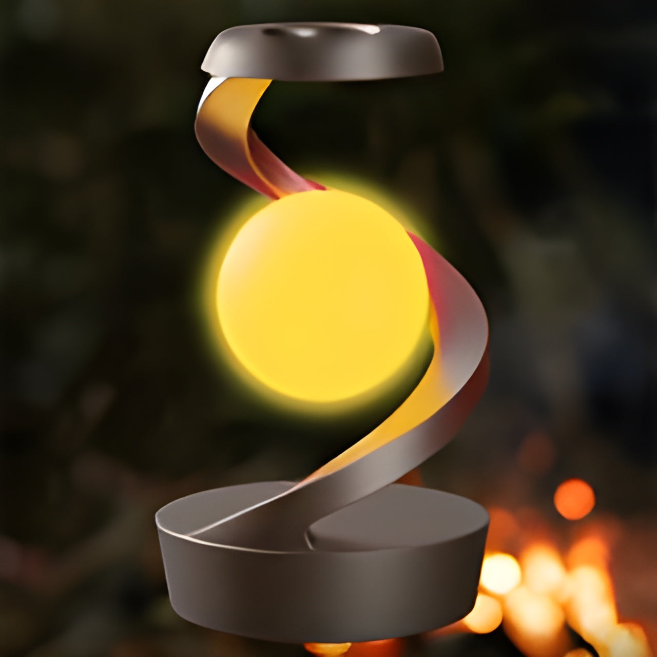 Lampe LED Flottante Moderne avec Base de Chargement Sans Fil 2