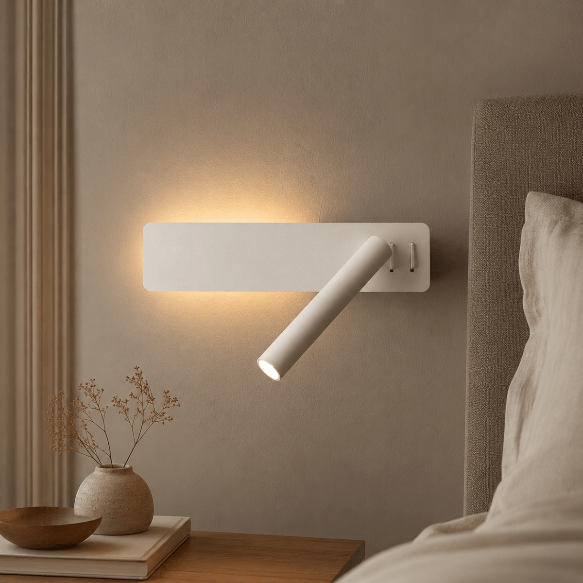 Lampe LED Rotative Unisexe pour Lecture et Éclairage Moderne - Foivo