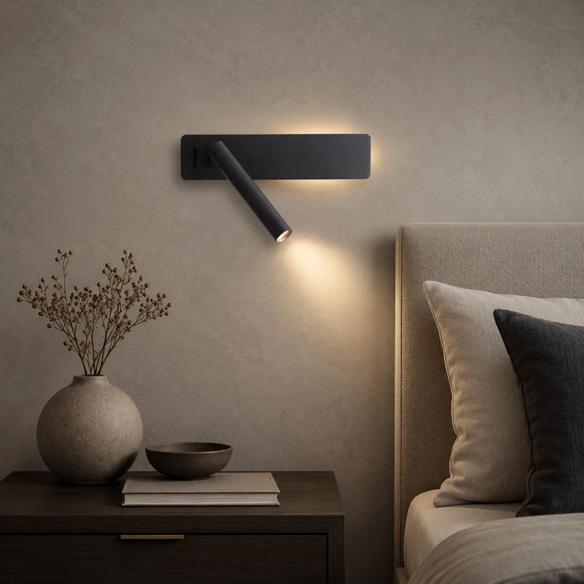 Lampe LED Rotative Moderne pour Lecture et Éclairage 2