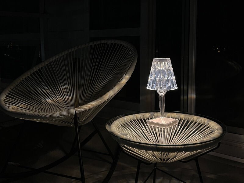 Lampe de chevet rechargeable Cristal tactile
