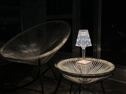 Lampe de chevet rechargeable Cristal tactile