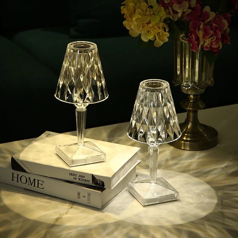 Lampe de chevet rechargeable Cristal tactile