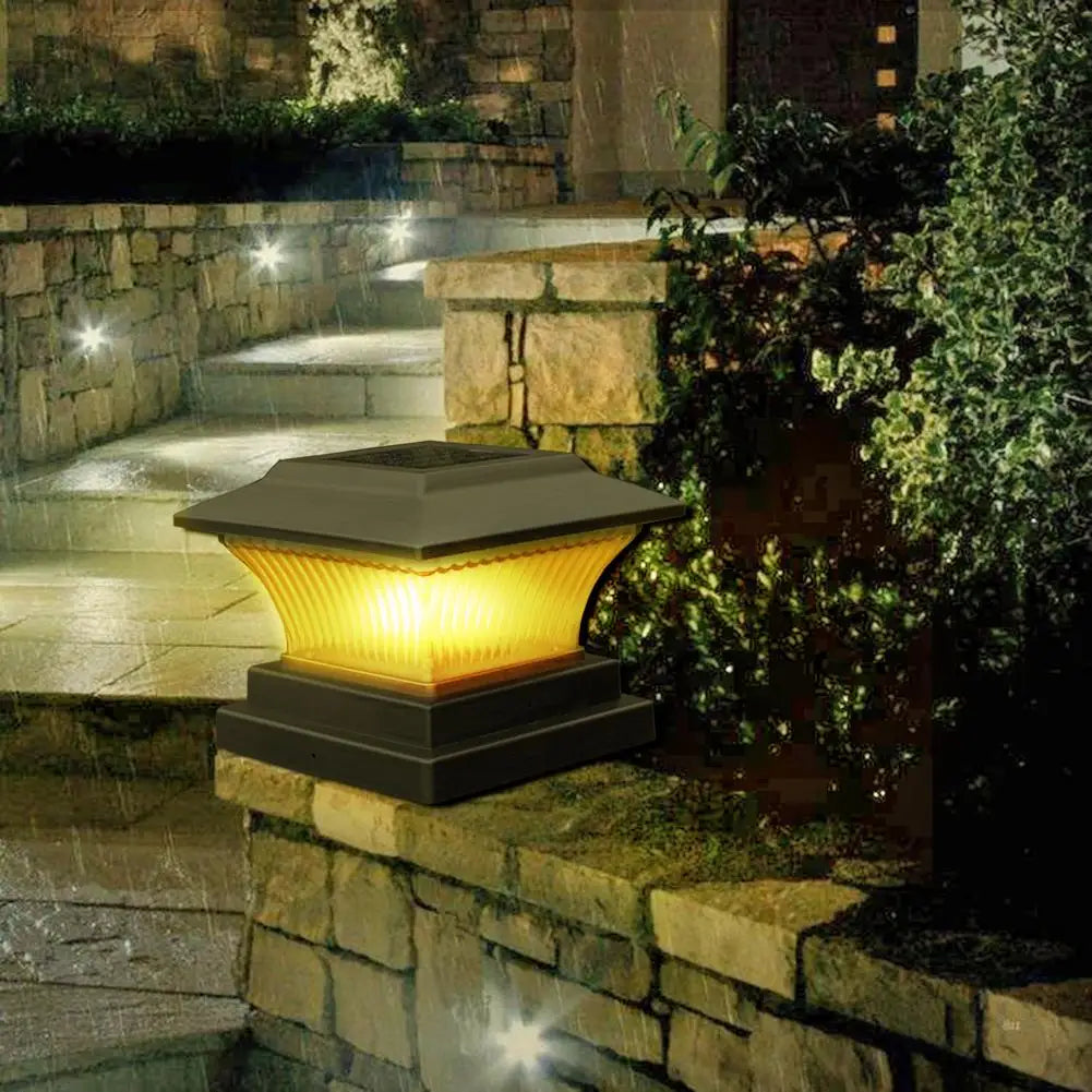Lampe Solaire Extérieur LED Moderne pour Éclairage Extérieur Sécurisé 4
