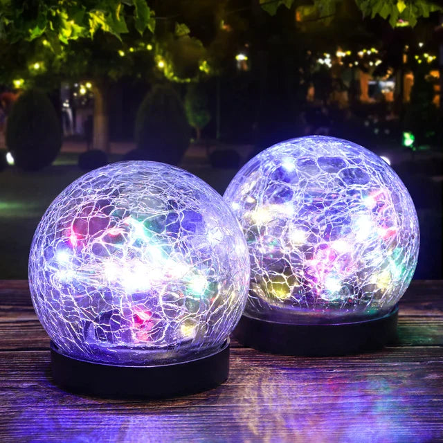 Lampe Solaire Extérieur Multicolore Éclairage Jardin LED 2