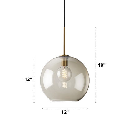 Lampe Suspendue Moderne en Verre 12