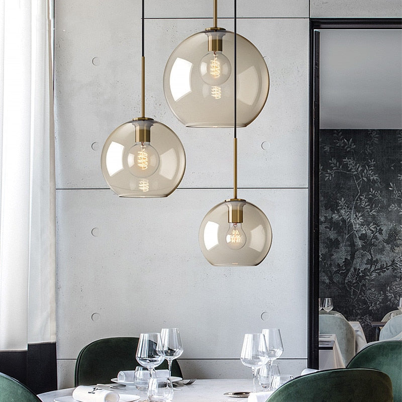 Lampe Suspendue Moderne en Verre 3