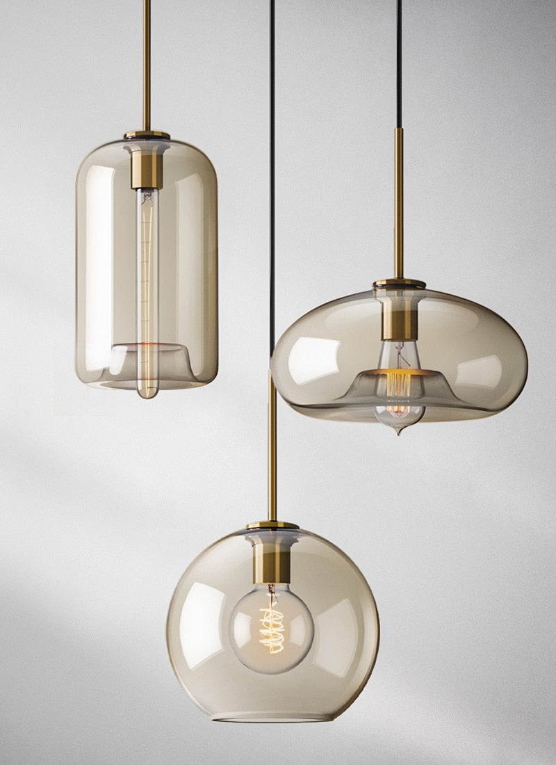 Lampe Suspendue Moderne en Verre 6