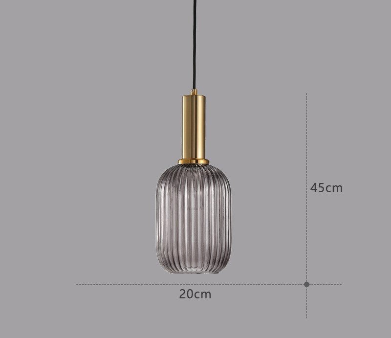 Lampe à Suspension Vintage Colorée Design Unique 3