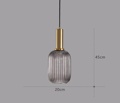 Lampe à Suspension Vintage Colorée Design Unique 3