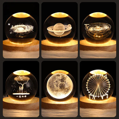 Lampe d'Ambiance en Cristal 3D 6