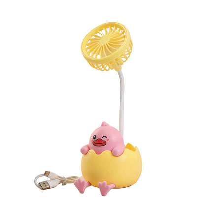 Lampe de bureau avec ventilateur intégré design compact - Foivo