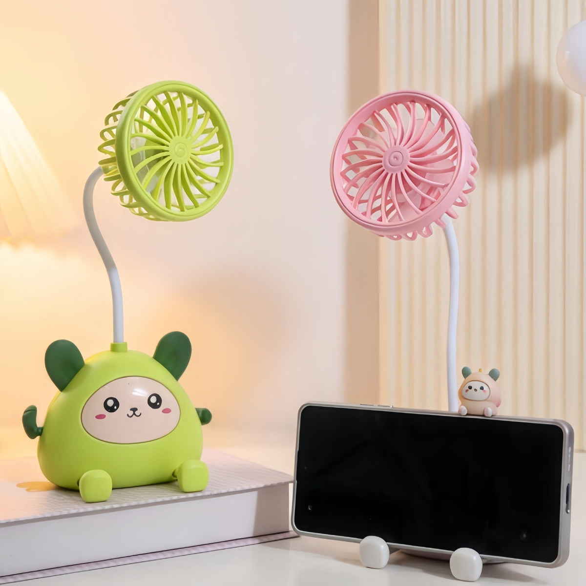 Lampe de Bureau Femme avec Ventilateur Intégré 2