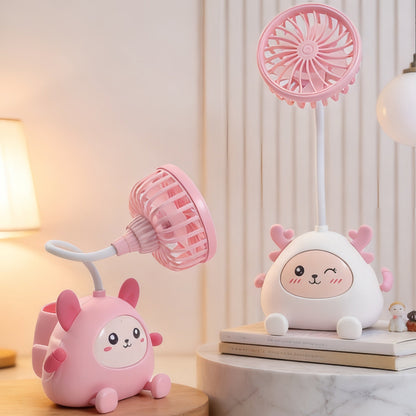 Lampe de Bureau Femme avec Ventilateur Intégré 3
