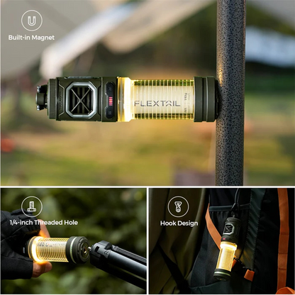 Lampe de Camping Multifonction 2 en 1 pour Extérieur 3