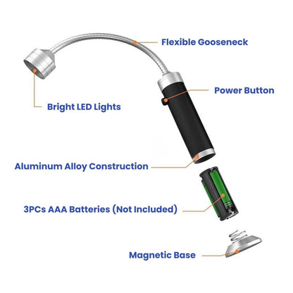 Lampe de Gril Magnétique Compacte 6
