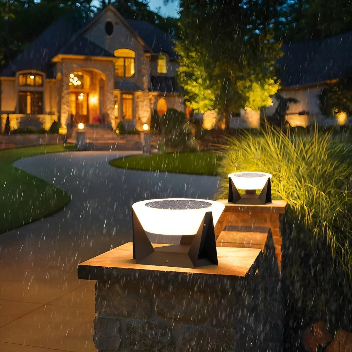 Lampe de Jardin Solaire Japonaise 3