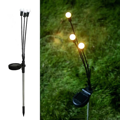 Lampe de Jardin Solaire Triple LED 4