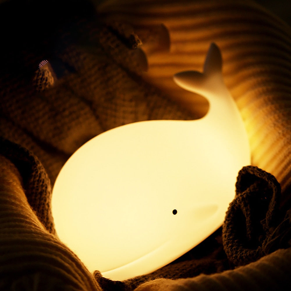 Lampe de Nuit Baleine Design Compact 1
