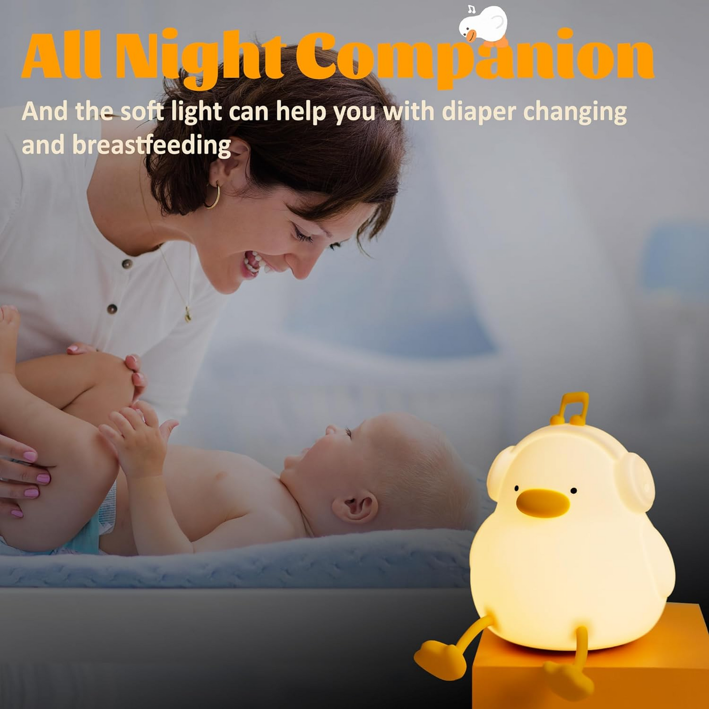 Lampe de Nuit Canard Charmante 7