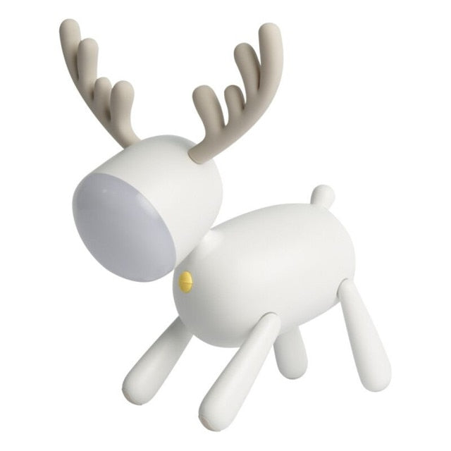 Lampe de Nuit LED Rotative Motif Cerf - Foivo