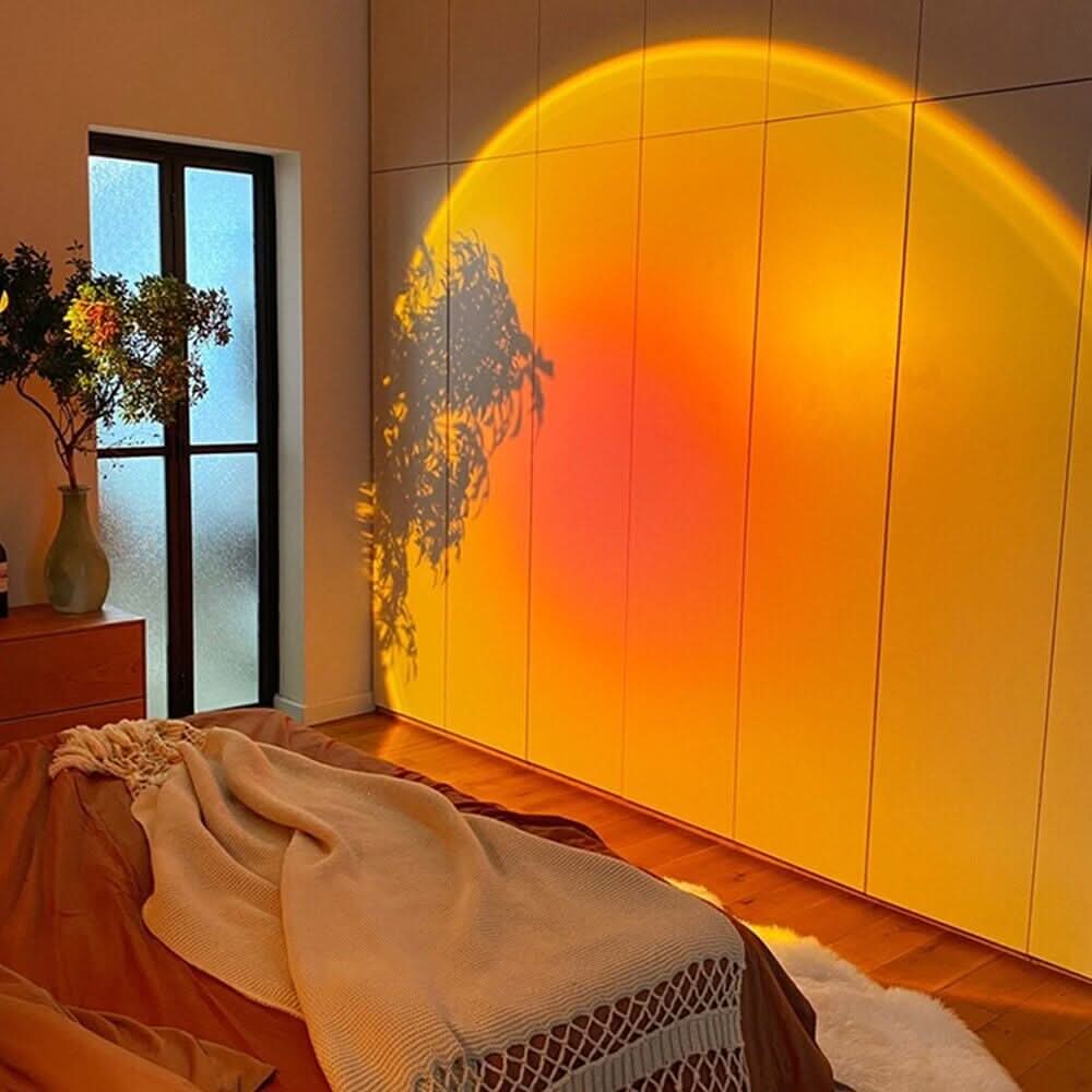 Lampe Projection Ambiance Coucher de Soleil LED Design - Foivo