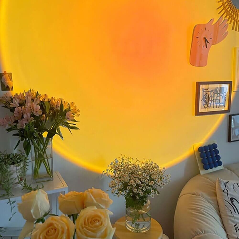 Lampe de Projection d'Ambiance Coucher de Soleil 2