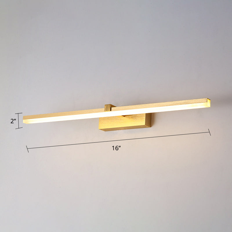 Lampe de Salle de Bain LED Dorée Moderne 6