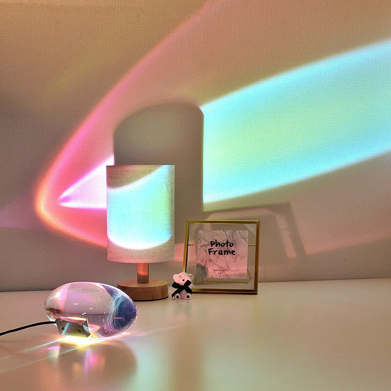 Lampe de table LED Design Cristal Moderne Angel Eyes