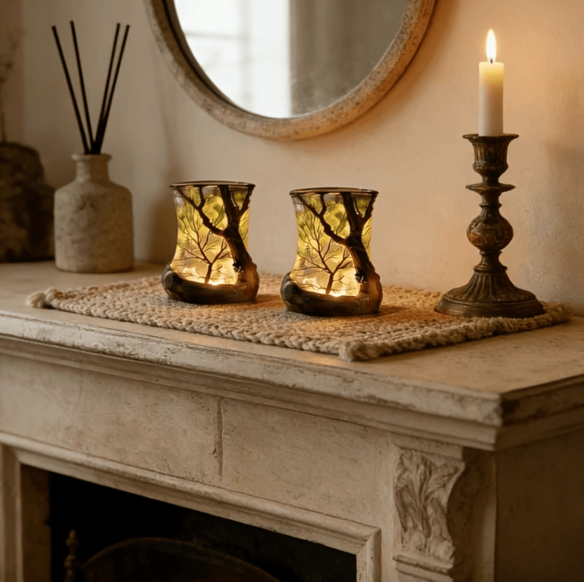 Lampe de table LED Décorative Eclairage Ambiance Naturelle