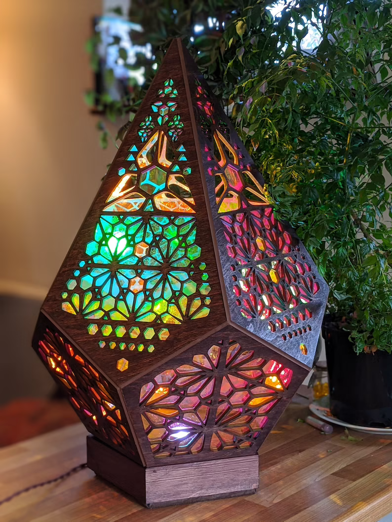 Lampe de Table LED Design Bohème Étoilé Ajustable 4