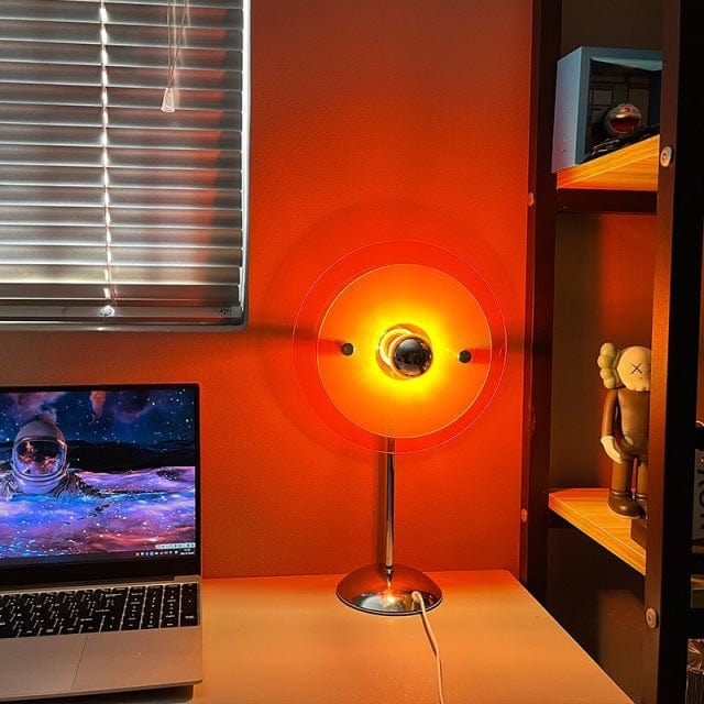 Lampe de Table Miniature Projection de Coucher de Soleil Moderne 9