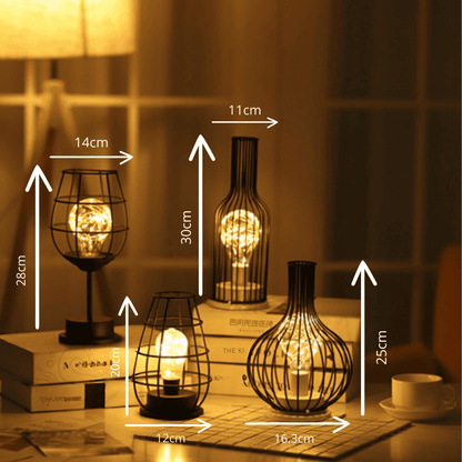 Lampe de Table Moderne Noire 1