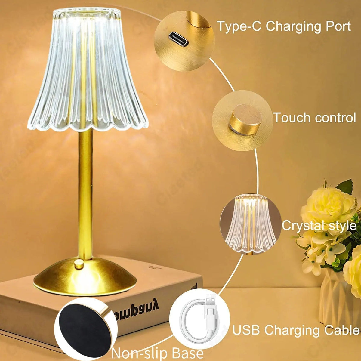 Lampe de Table Portable Design Moderne 1