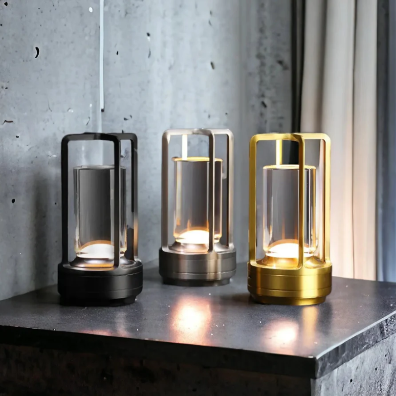 Lampe de Table Rechargeable Sans Fil Design Scandinave Tactile 2