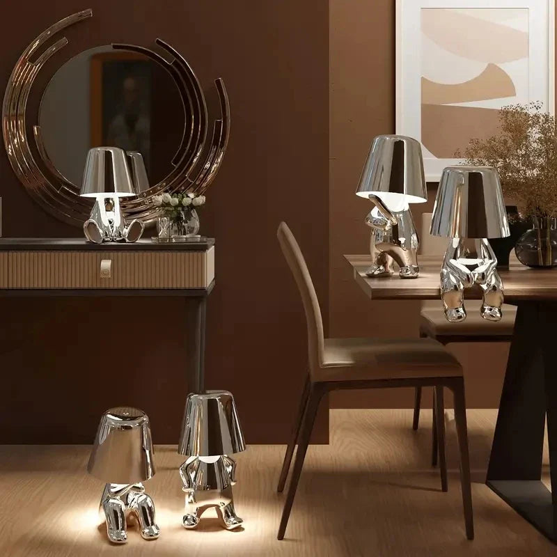 Lampe de Table Sculpturale LED Moderne 1