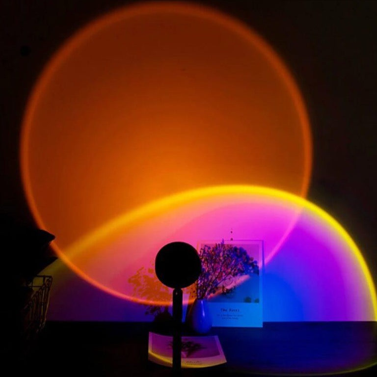 Lampe Projection Ambiance Coucher de Soleil LED - Foivo