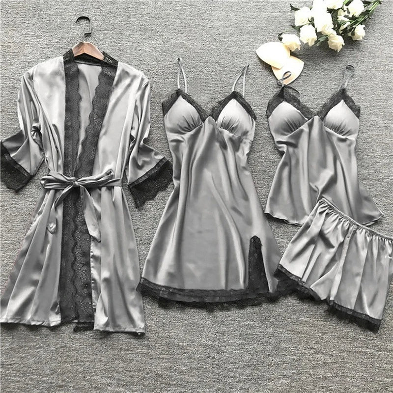 Pyjama Douillet en Velour Miel pour Femme
