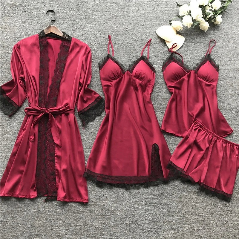 Pyjama Douillet en Velour Miel pour Femme