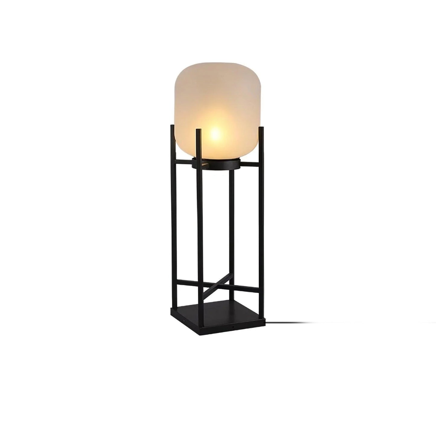 Lampe Extérieure Élégante en Inox et Verre – Éclairage LED Solaire Résistant